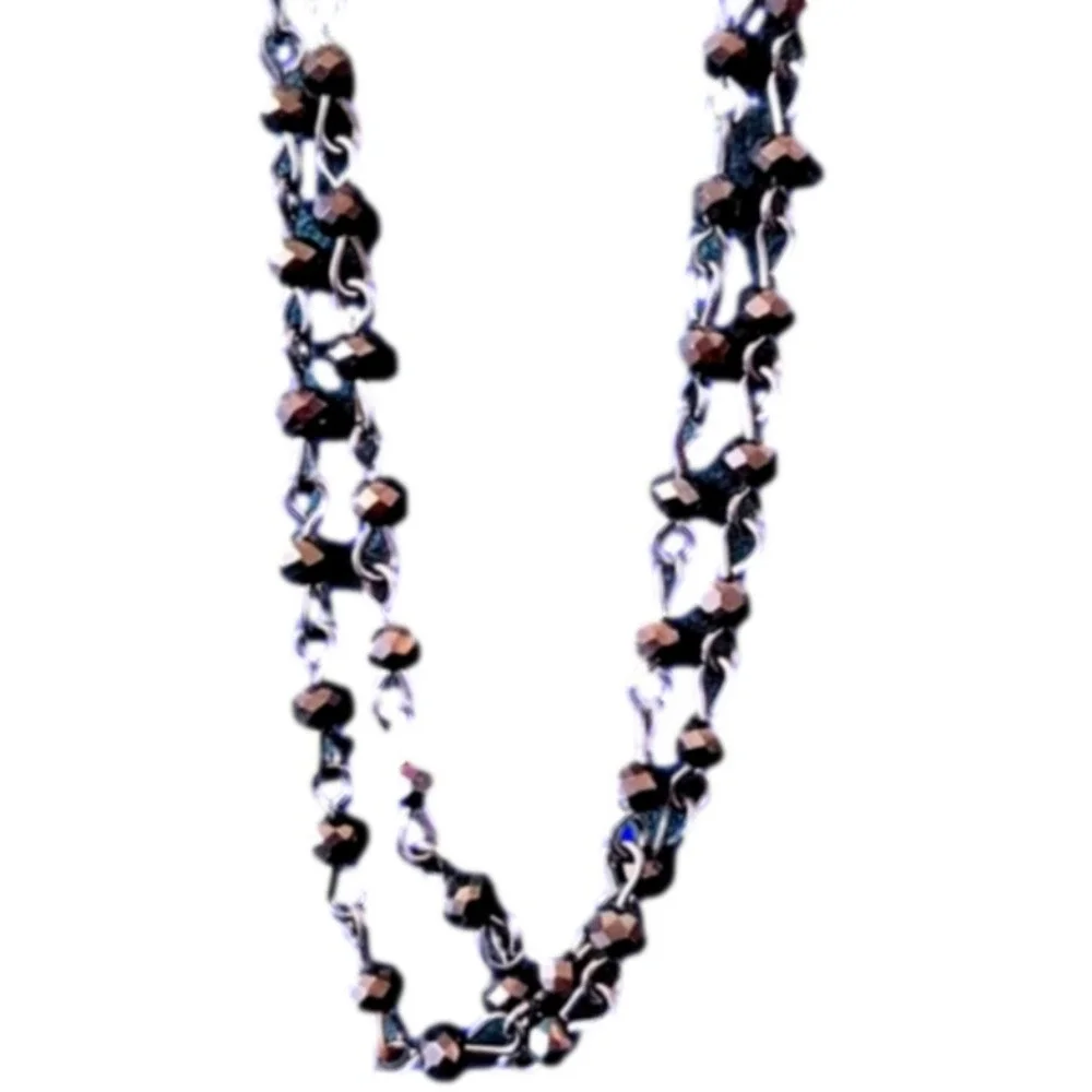 Antique Style FASHION Beaded Necklace With Extender NWTags